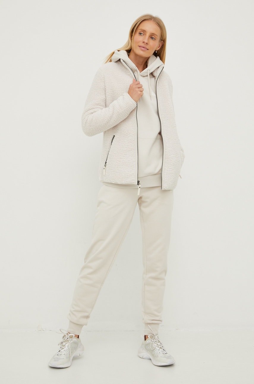 

Кофта Jack Wolfskin женская цвет бежевый