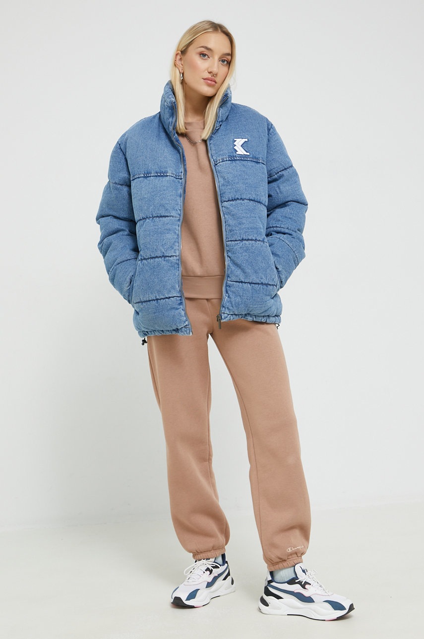 

Джинсова куртка Karl Kani жіноча зимова oversize