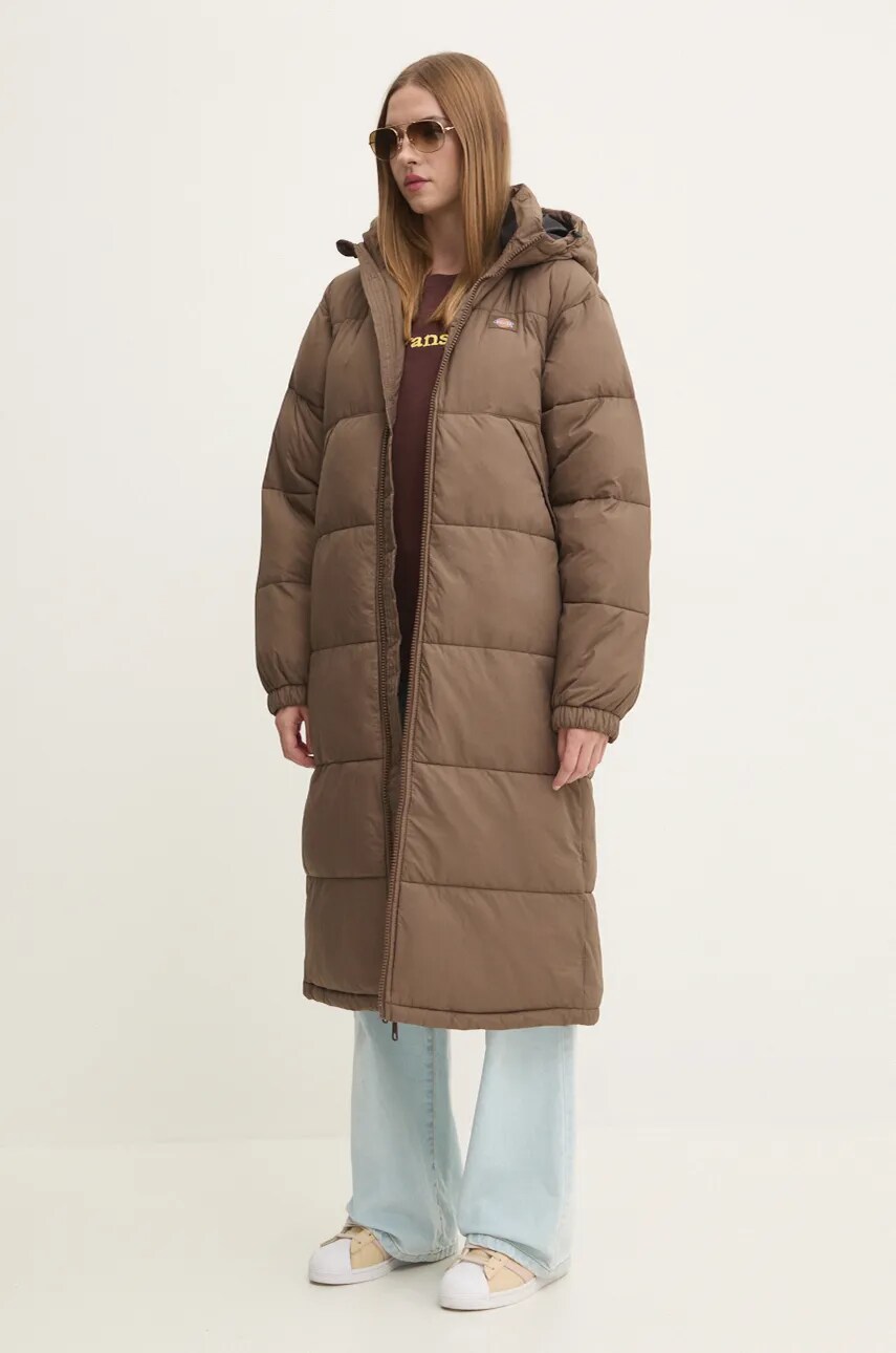 Куртка Dickies женская цвет коричневый зимняя oversize Куртка Dickies женская цвет коричневый зимняя oversize