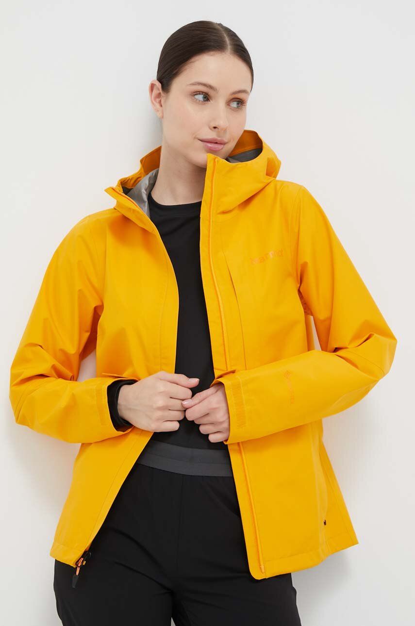 Marmot jacheta de exterior Minimalist GORE-TEX culoarea galben, gore-tex answear.ro