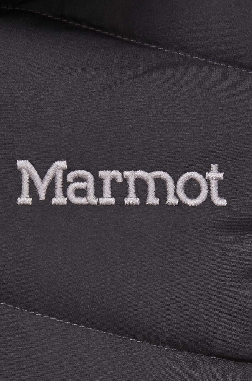 Пухова куртка Marmot жіноча колір чорний зимова 