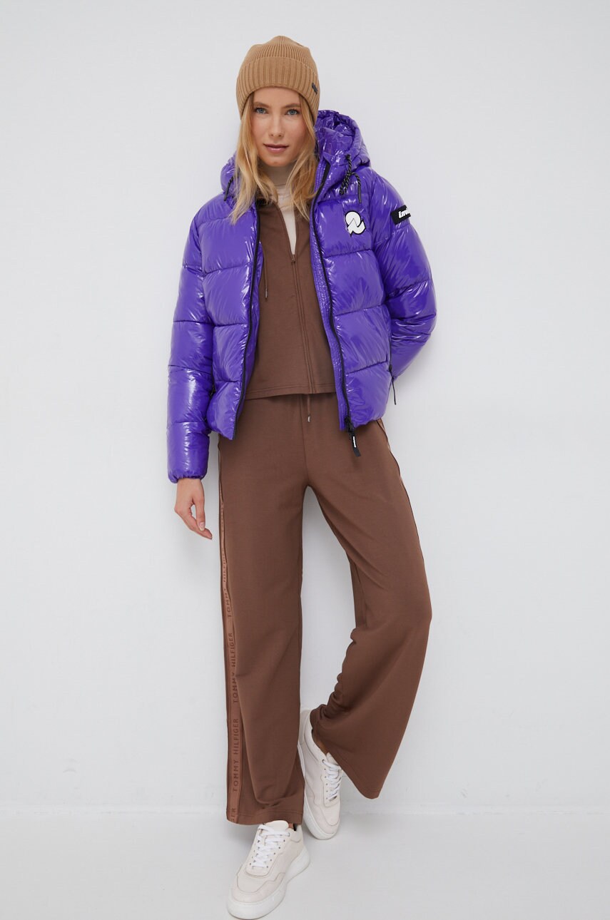 

Куртка Invicta женская цвет фиолетовый зимняя oversize
