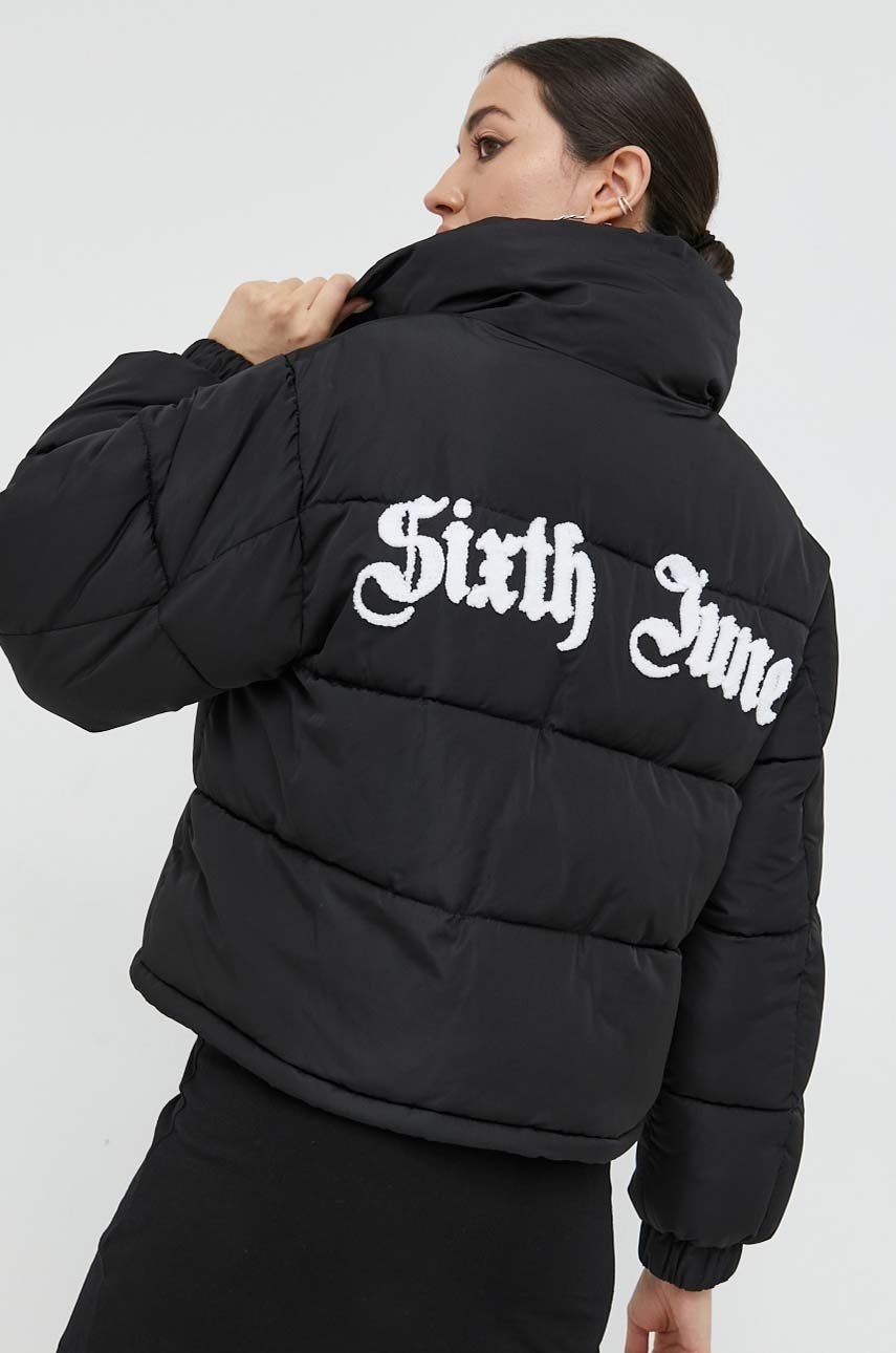 

Куртка Sixth June женская цвет чёрный зимняя oversize