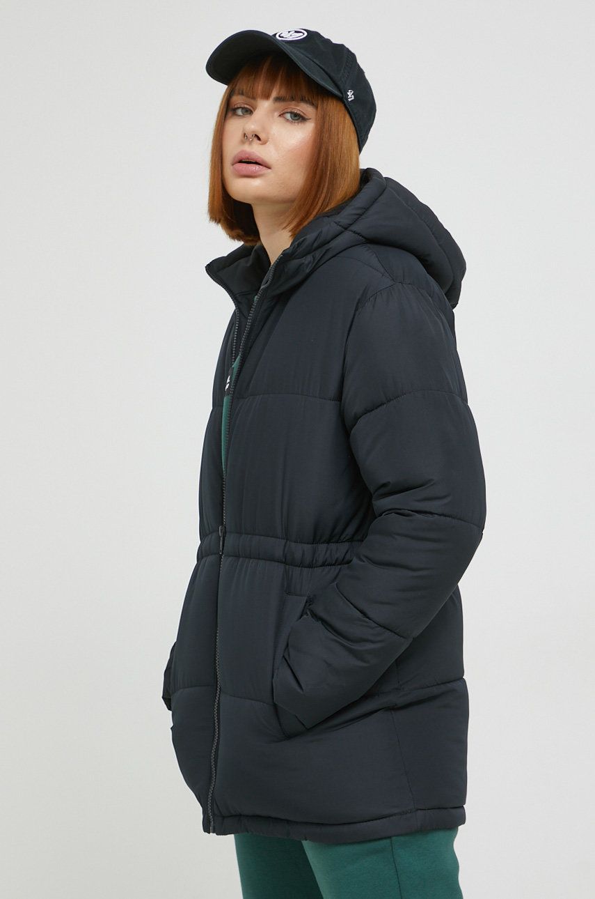Hollister co. rövid kabát női, fekete, téli