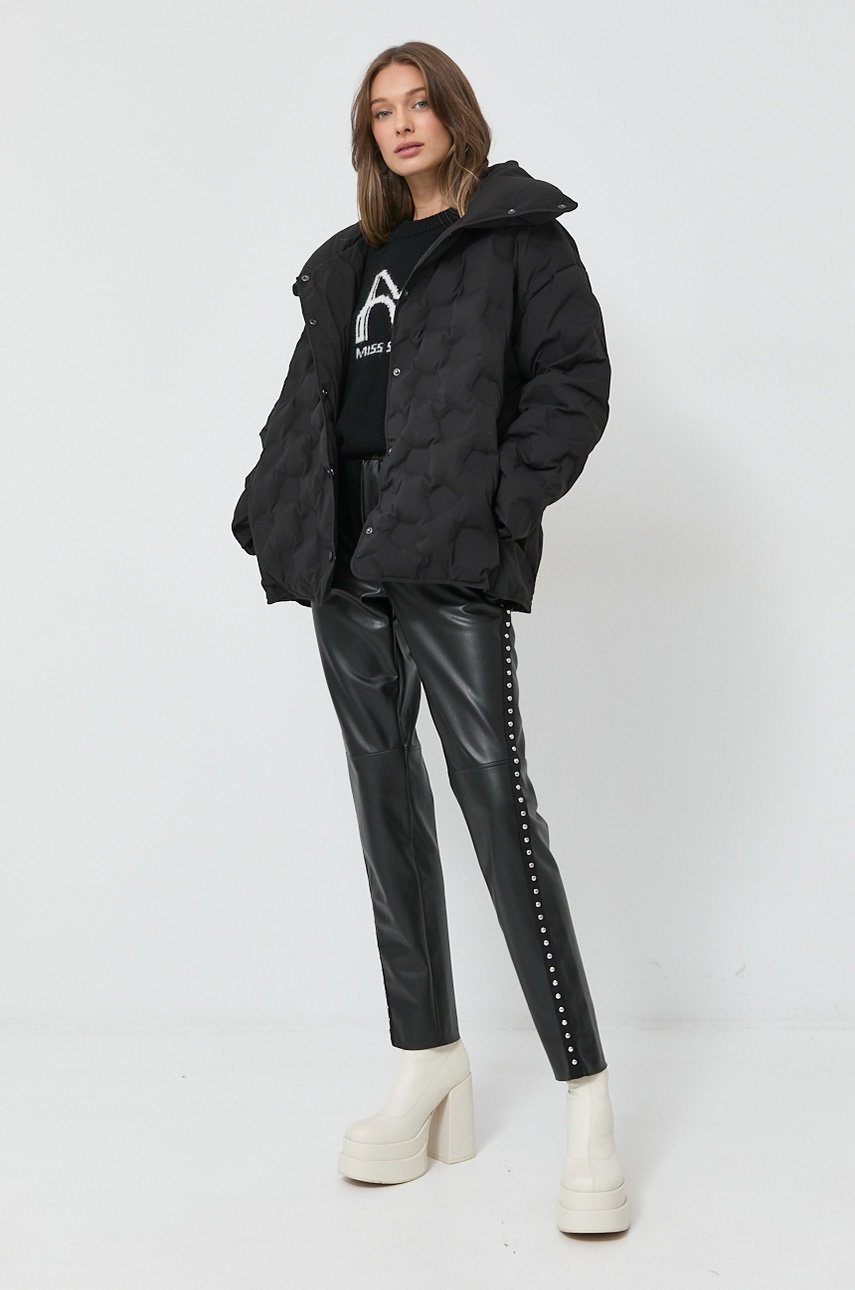 

Пухова куртка Miss Sixty жіноча колір чорний зимова oversize