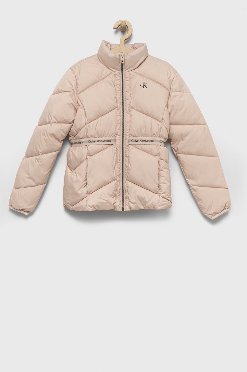 

Детско яке Calvin Klein Jeans в розово, Розов