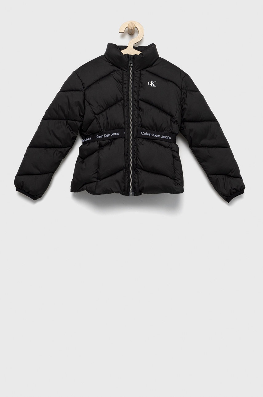 

Детско яке Calvin Klein Jeans в черно, Черен
