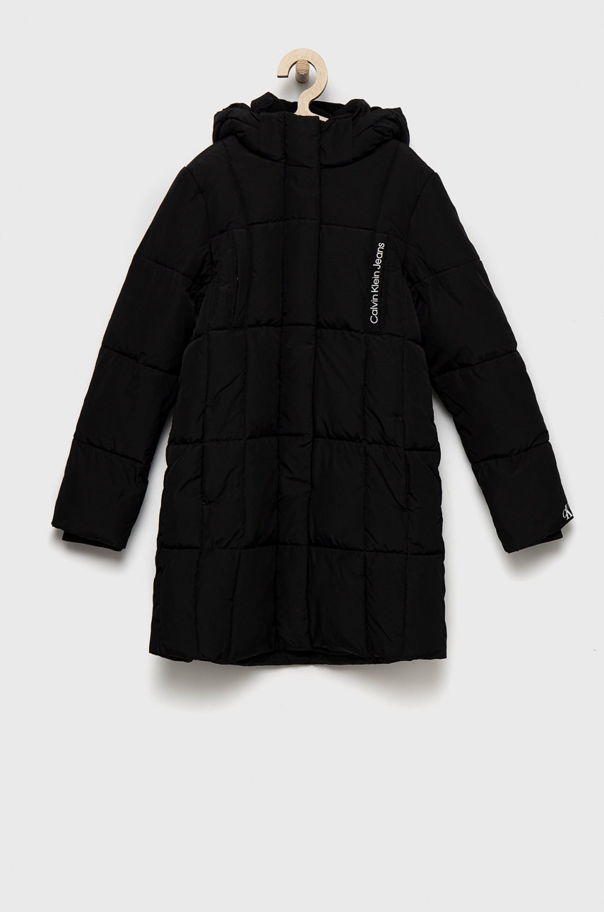 

Детско яке Calvin Klein Jeans в черно, Черен