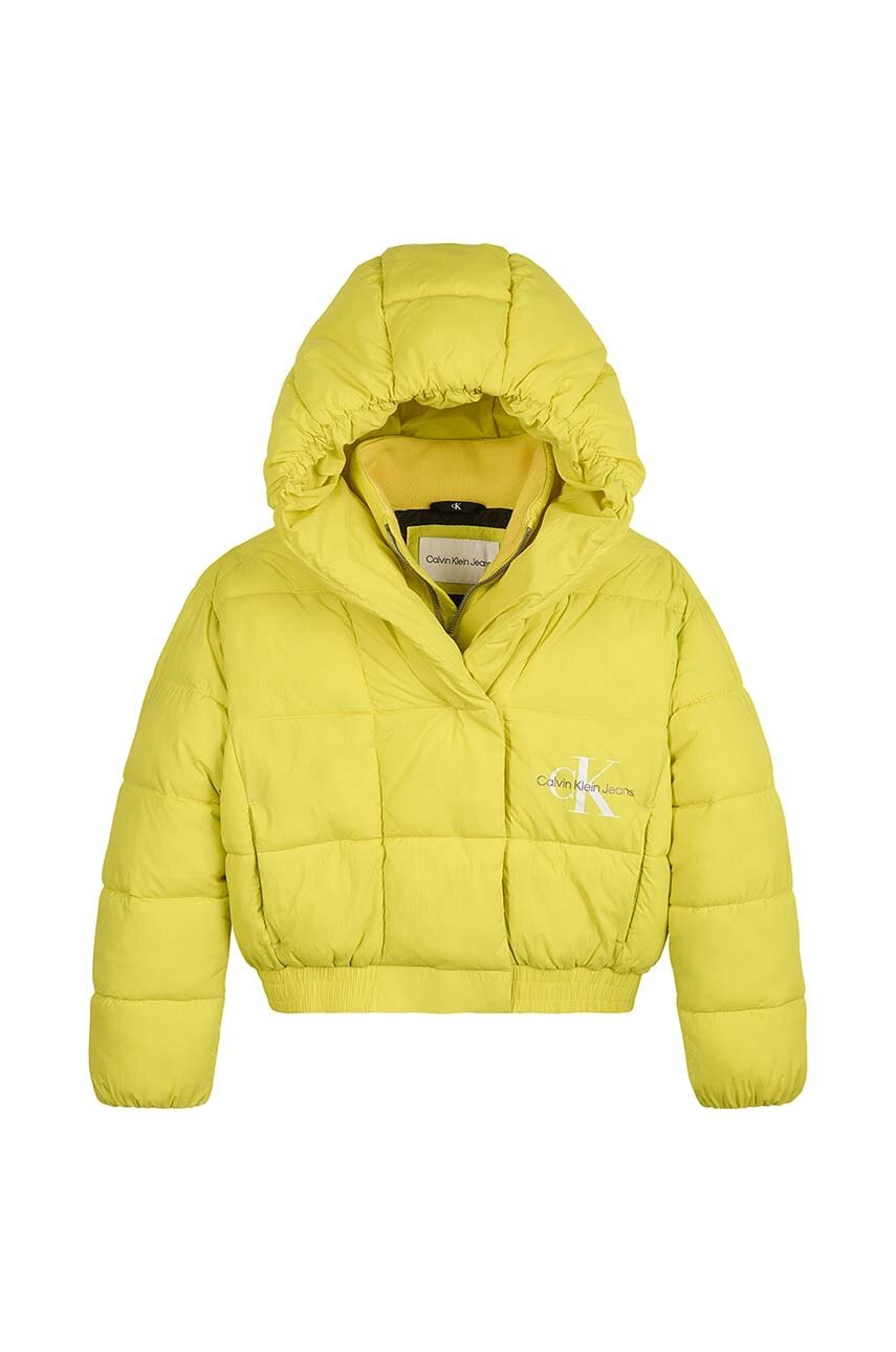 

Детско яке Calvin Klein Jeans в жълто, Жълт