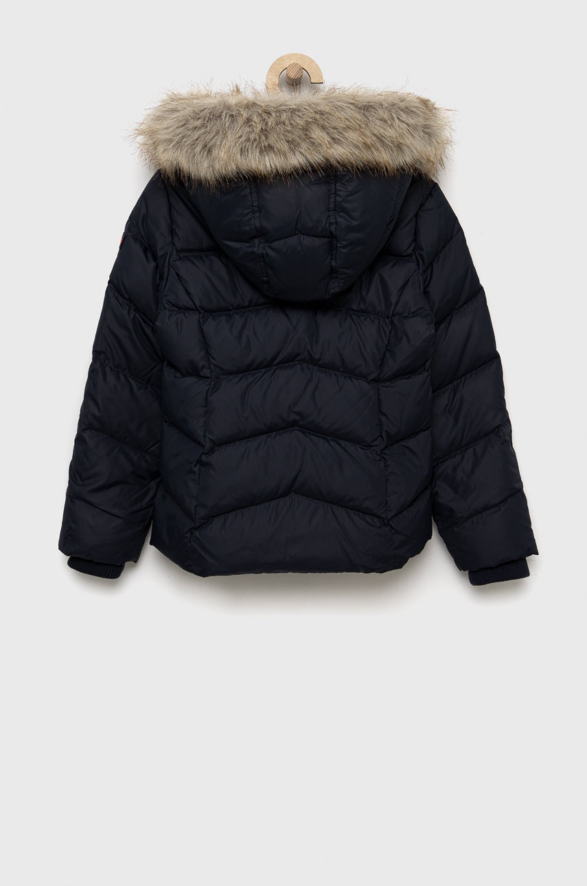 

Дитяча пухова куртка Tommy Hilfiger колір чорний