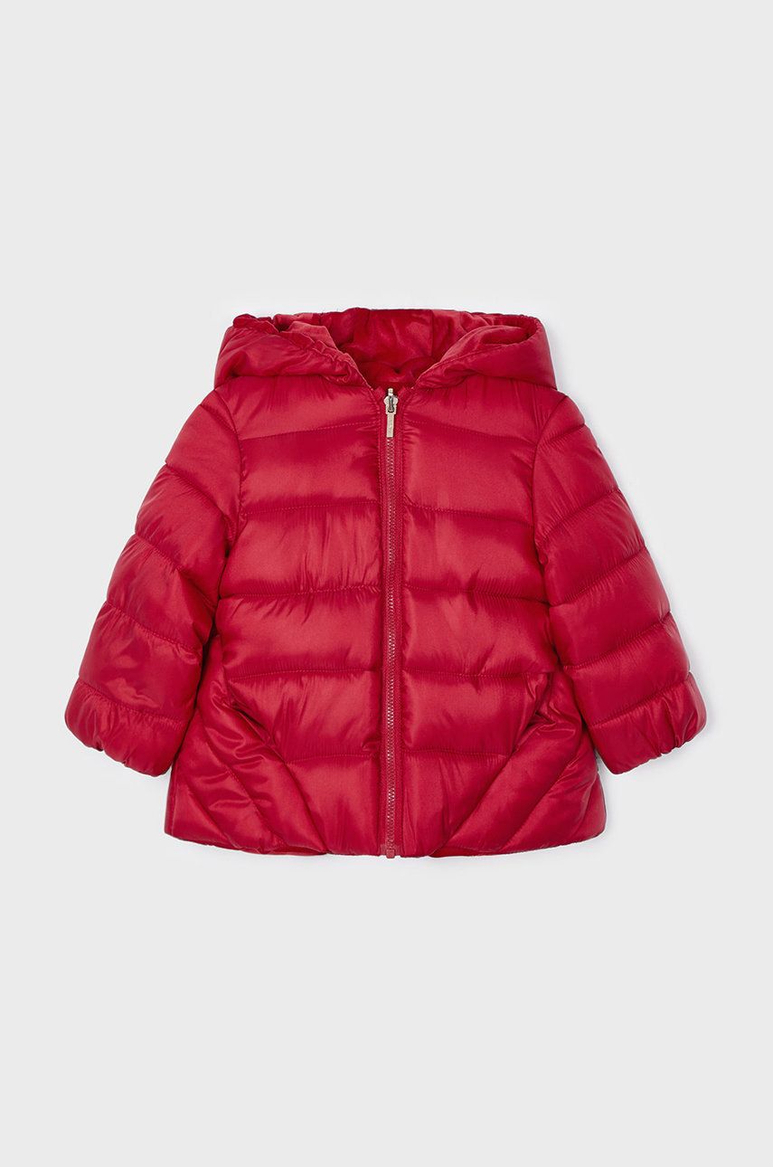 Dětská oboustranná bunda Mayoral červená barva - červená -  Materiál č. 1: 60% Polyester