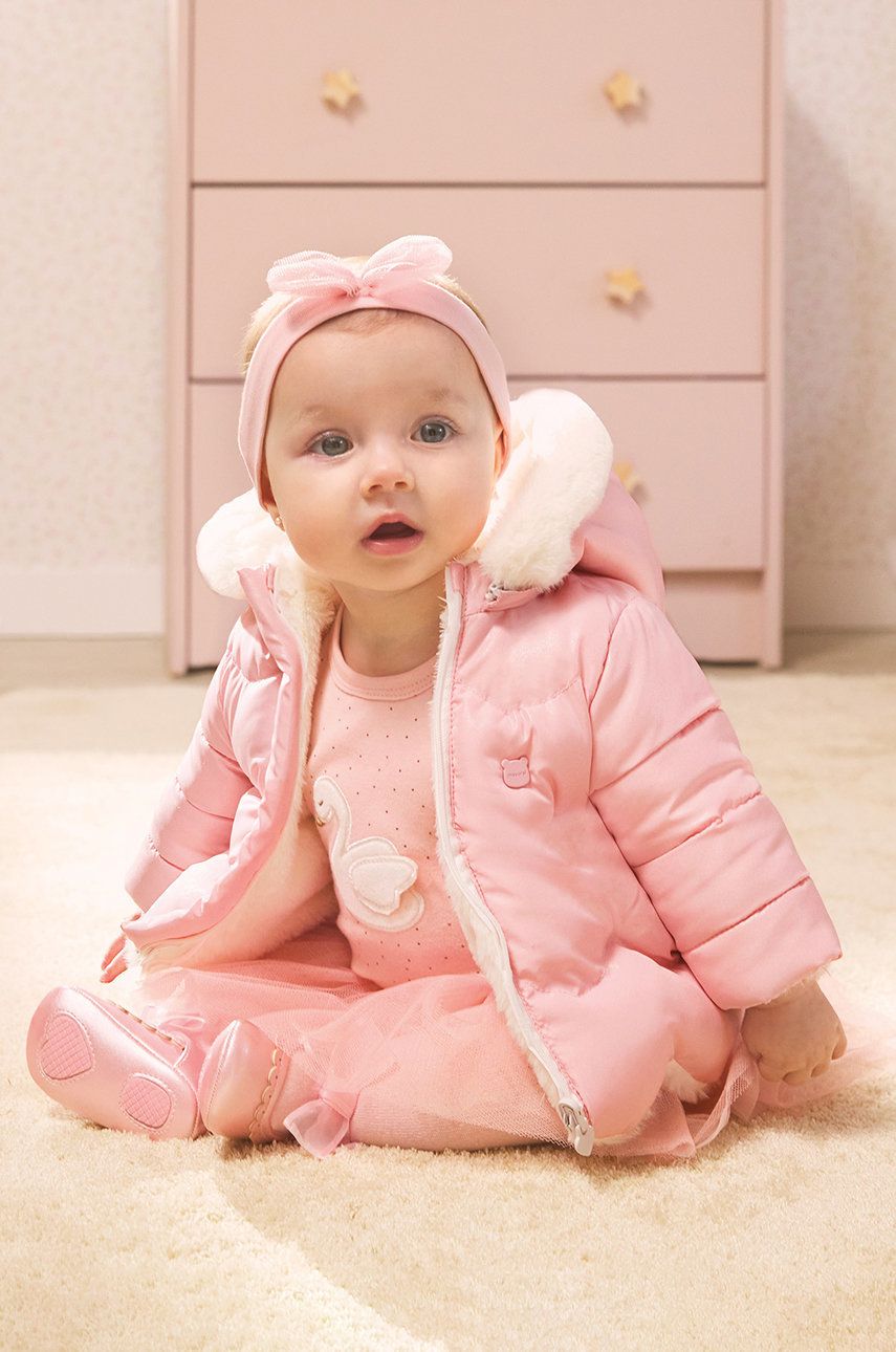 Mayoral Newborn geaca bebe culoarea roz