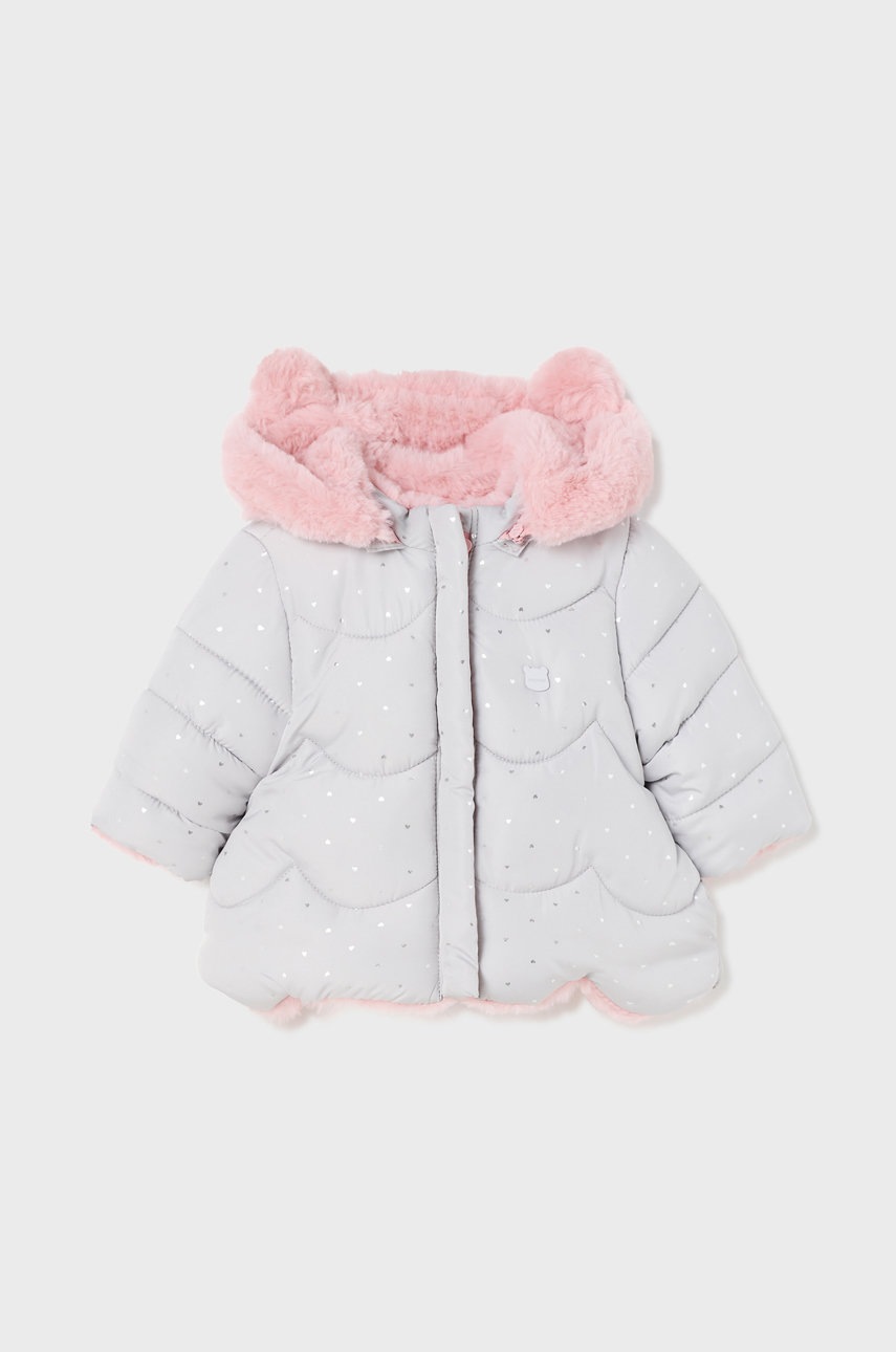 

Бебешко яке Mayoral Newborn в сиво, Сив