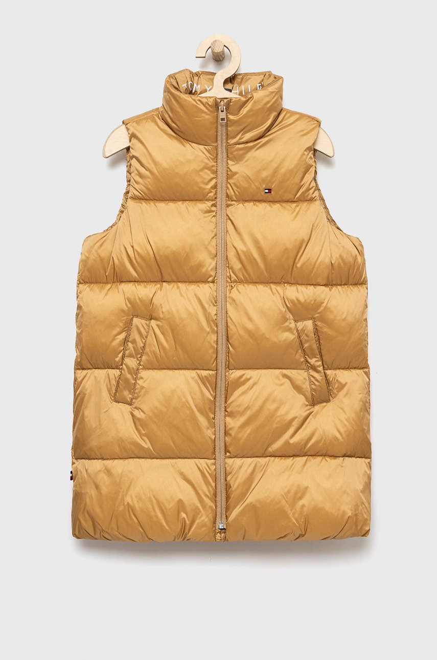 

Детски елек Tommy Hilfiger в бежово, Бежов