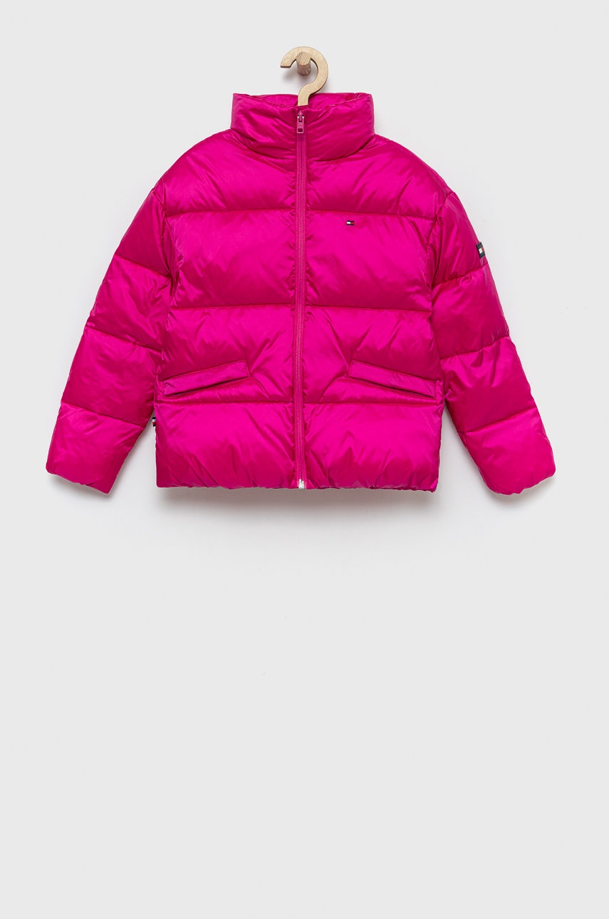 

Детско яке Tommy Hilfiger в розово, Розов