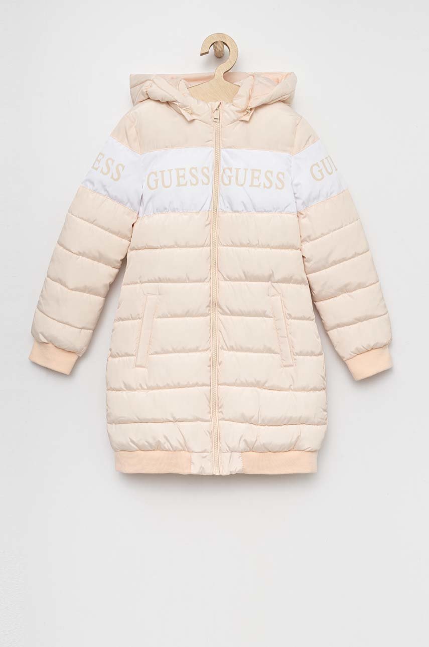 

Детско яке Guess в розово, Розов