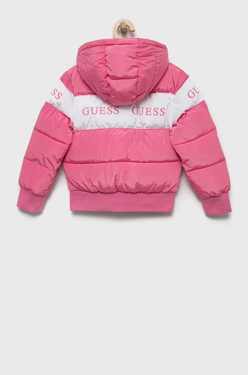 

Дитяча куртка Guess колір рожевий