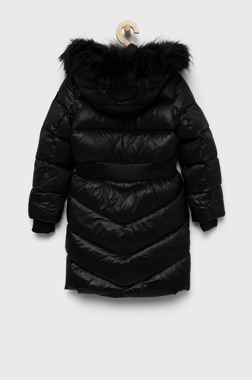

Дитяча пухова куртка Guess колір чорний