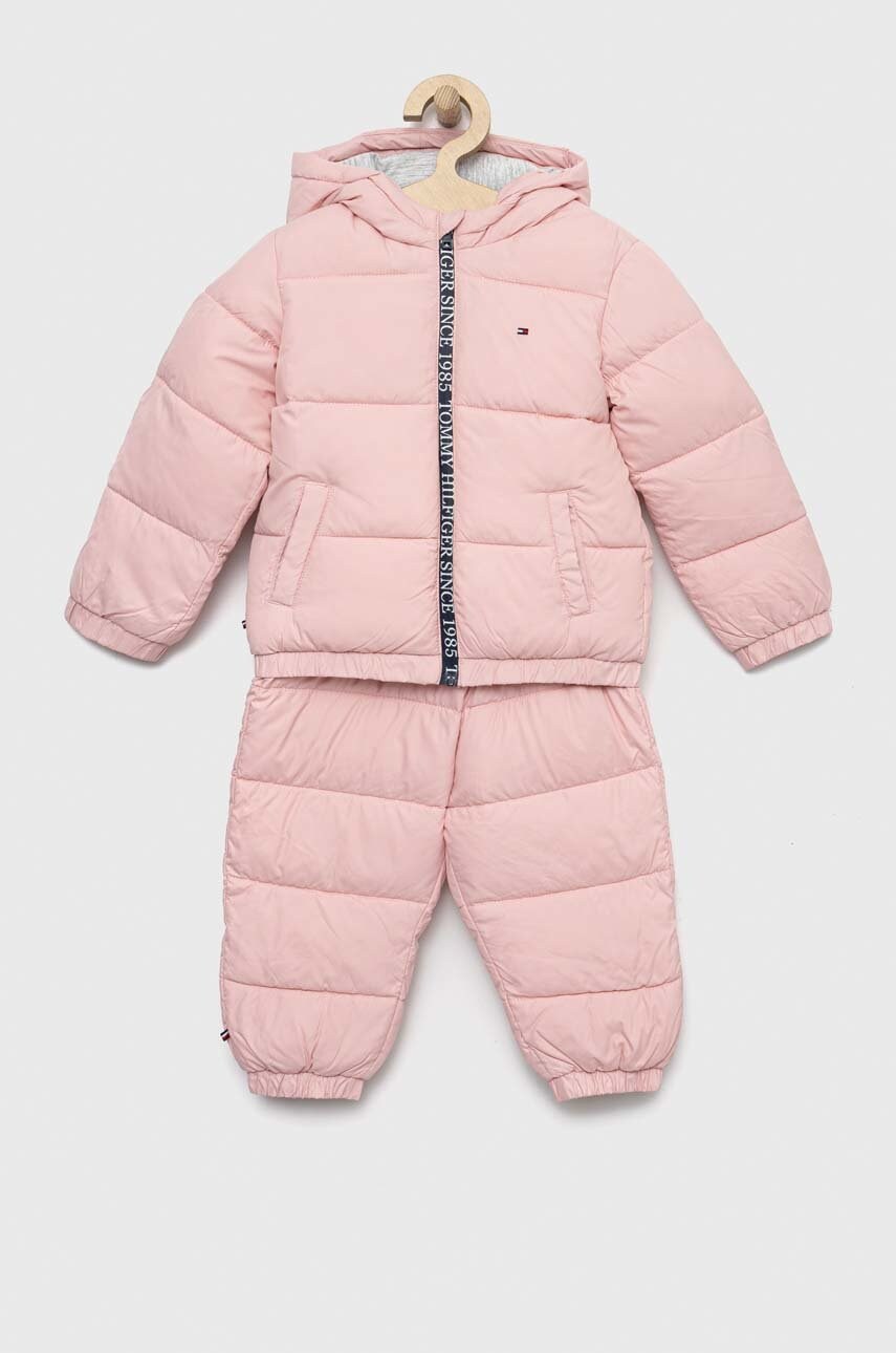 

Куртка и штаны для младенцев Tommy Hilfiger цвет розовый