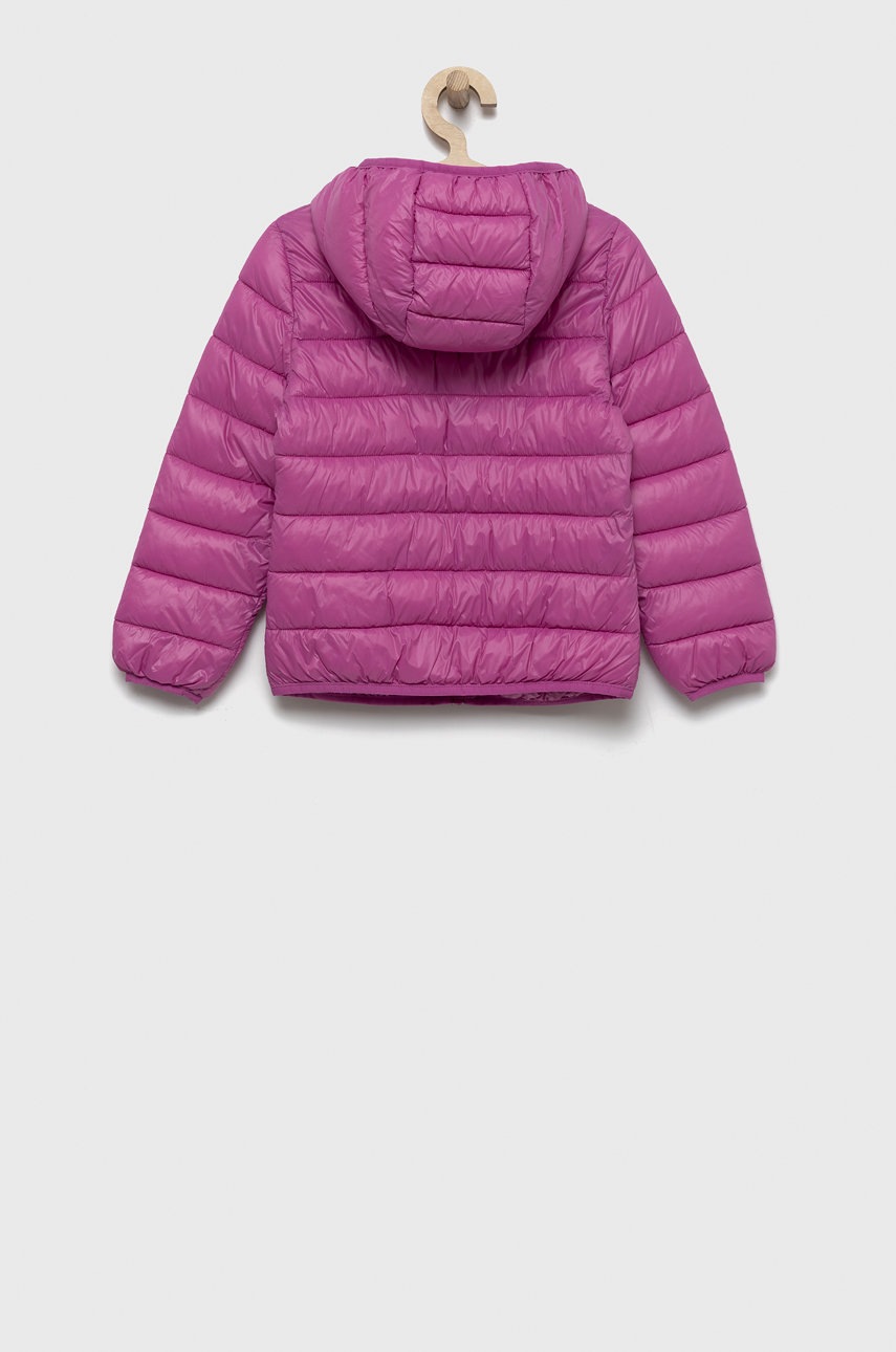 

Дитяча куртка United Colors of Benetton колір рожевий