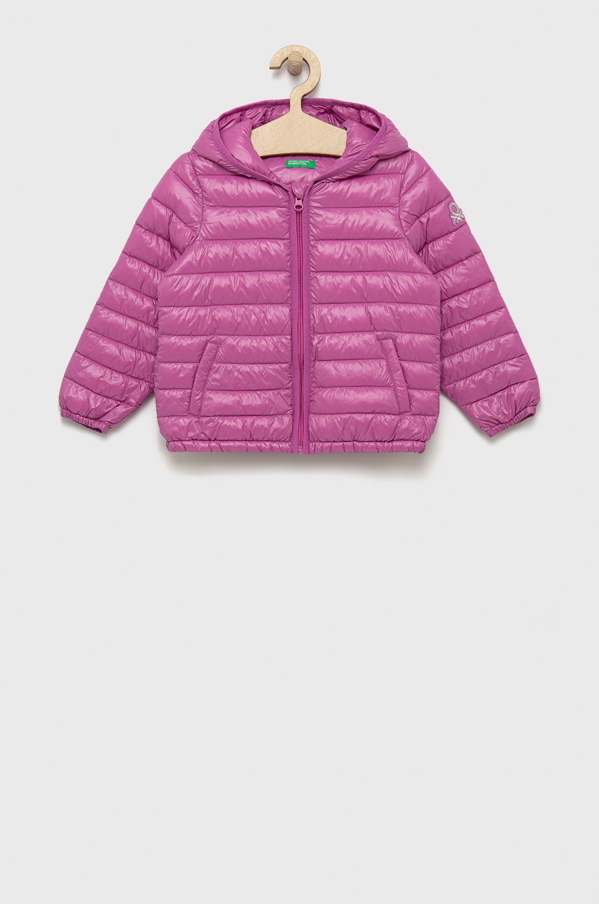 

Детско яке United Colors of Benetton в розово, Розов