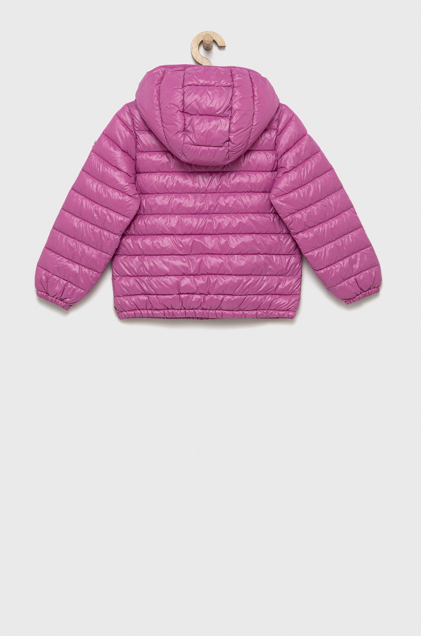 

Детская куртка United Colors of Benetton цвет розовый