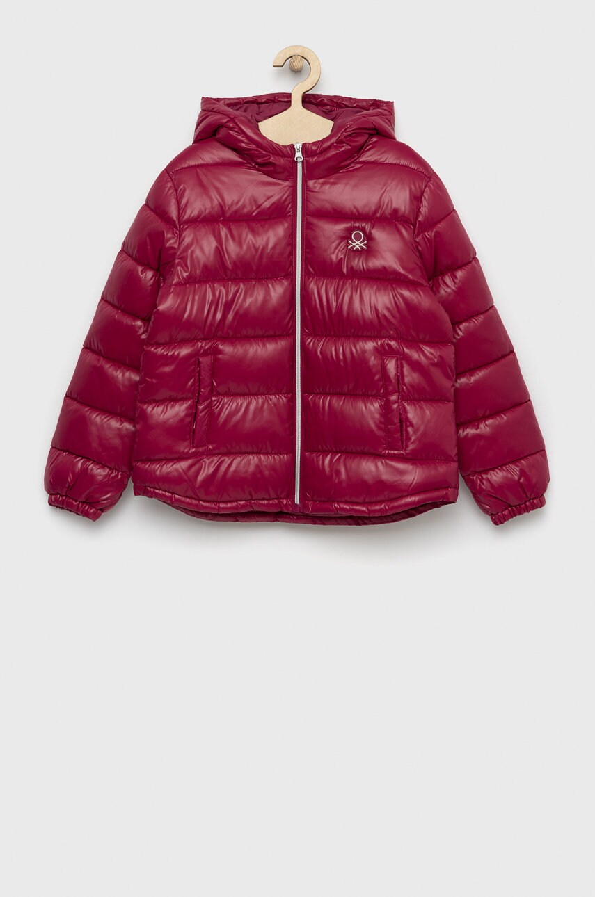 

Детско яке United Colors of Benetton в розово, Розов