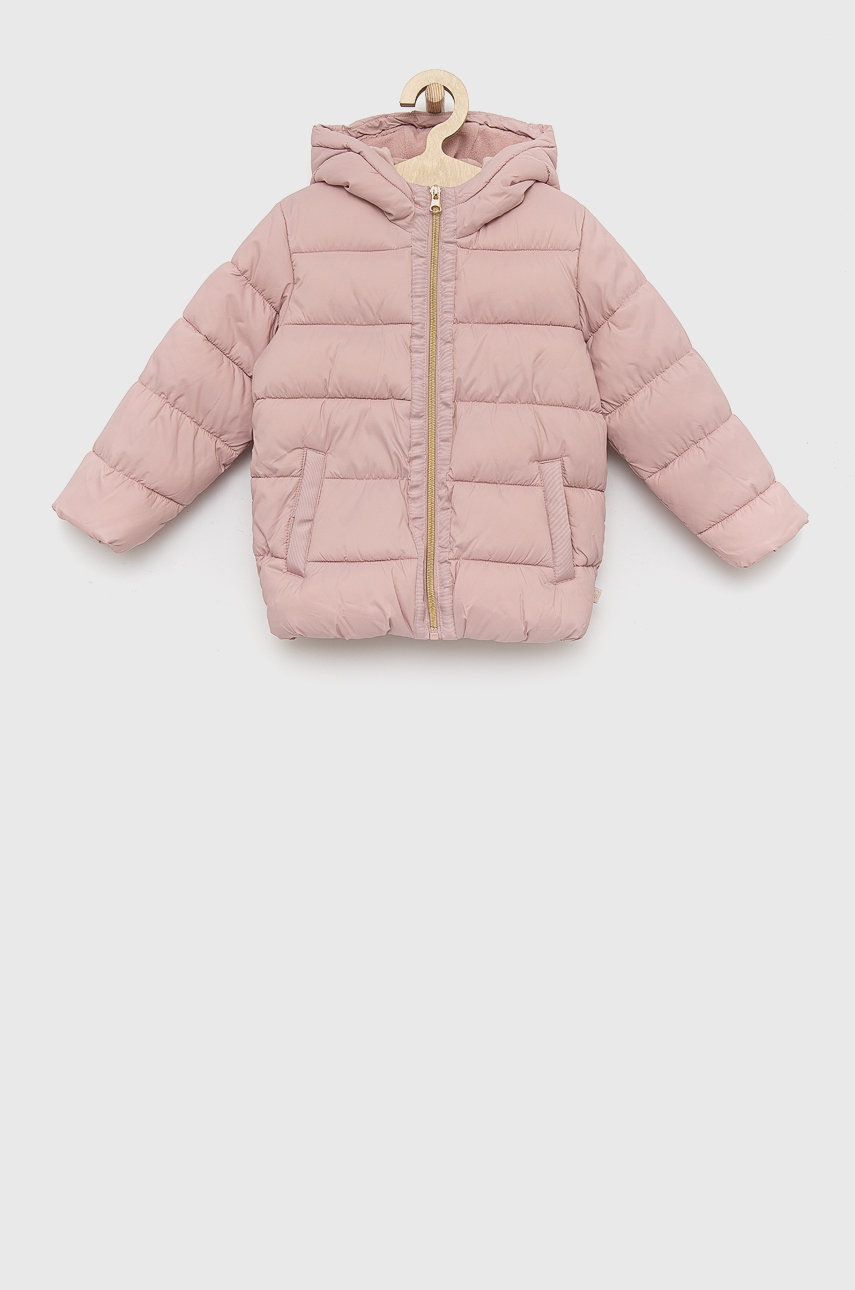 

Детская куртка United Colors of Benetton цвет розовый