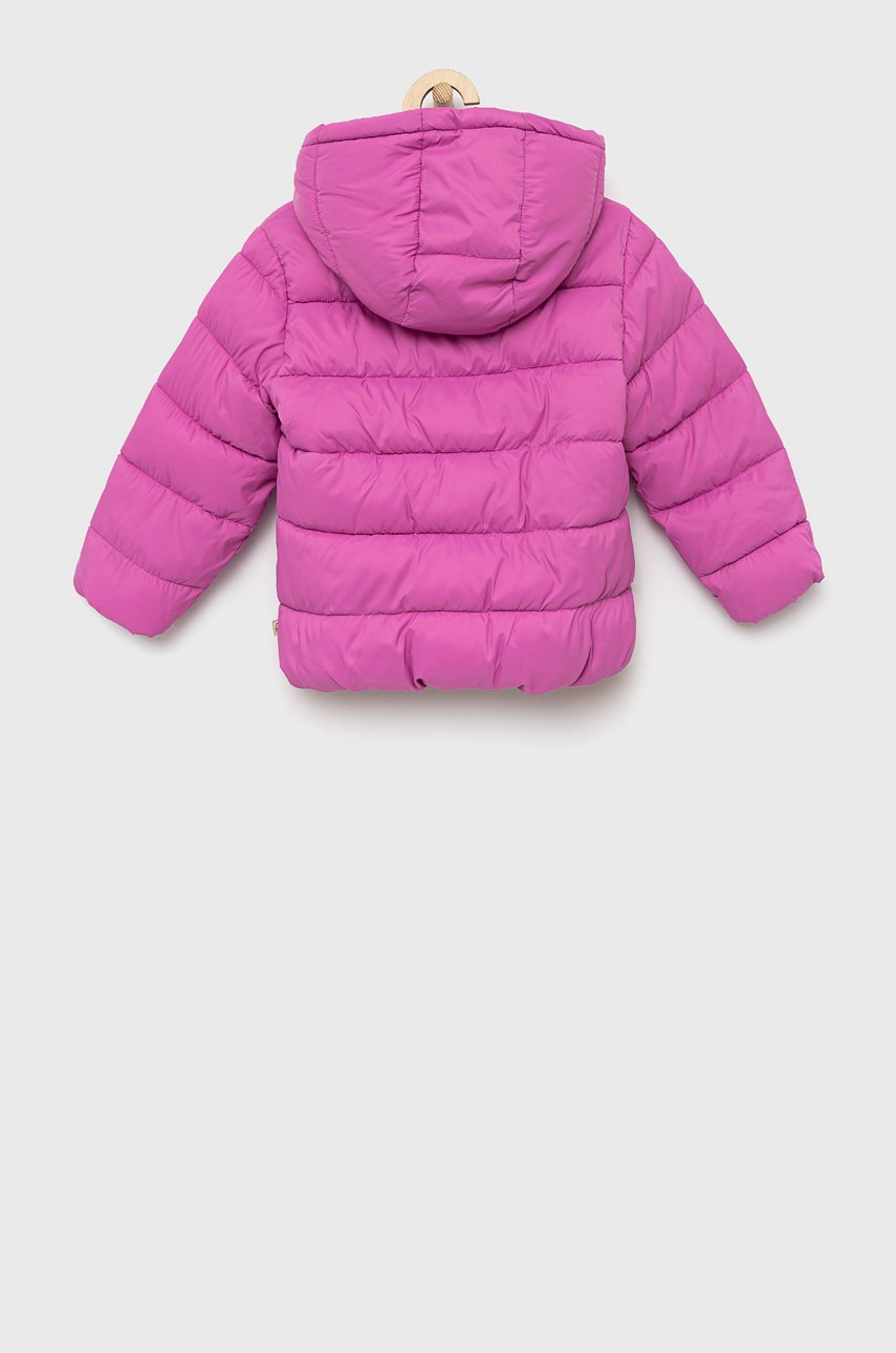 

Дитяча куртка United Colors of Benetton колір фіолетовий