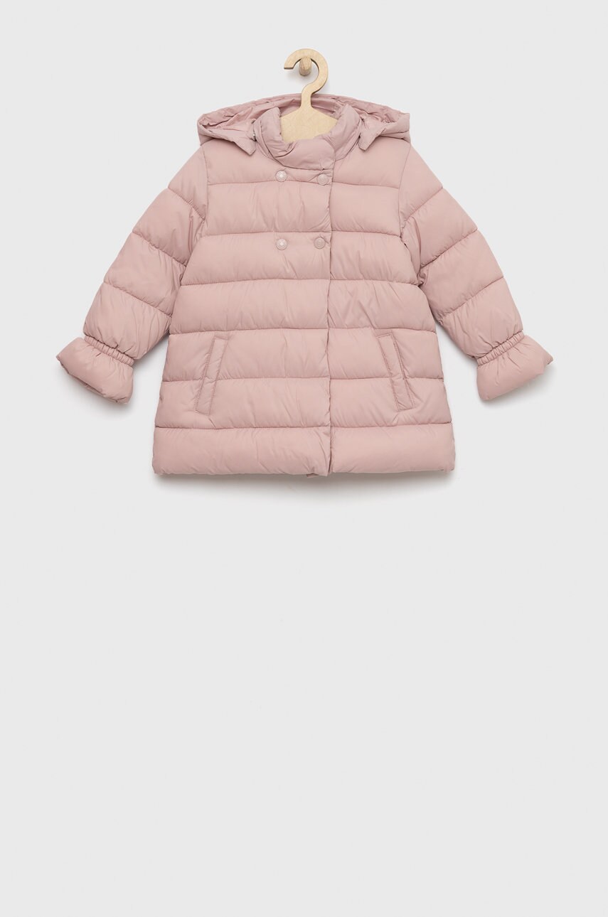 

Детско яке United Colors of Benetton в розово, Розов