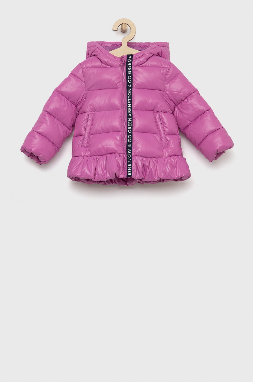 

Детская куртка United Colors of Benetton цвет фиолетовый