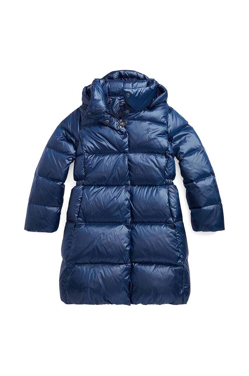 

Детская пуховая куртка Polo Ralph Lauren цвет синий