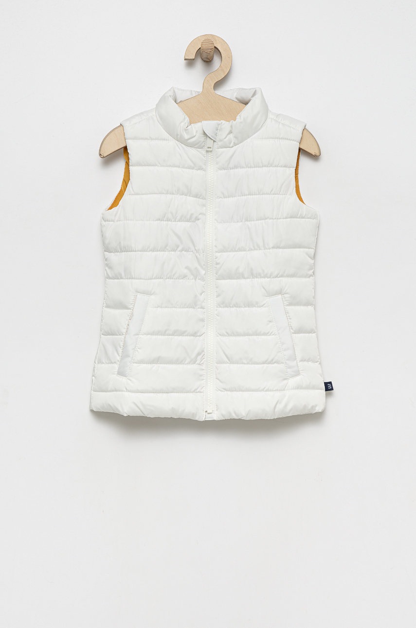 

Детски елек GAP в бяло, Бял