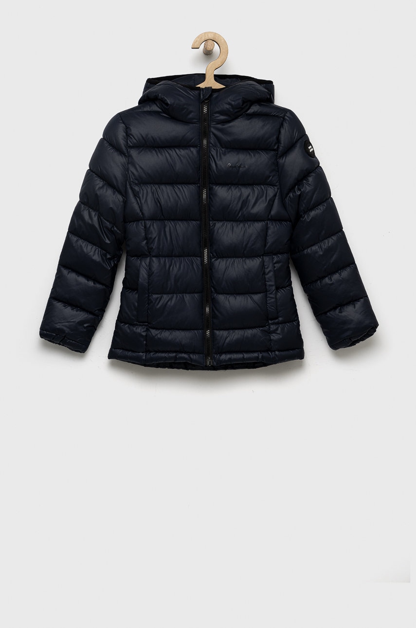 Pepe Jeans geaca copii culoarea albastru marin