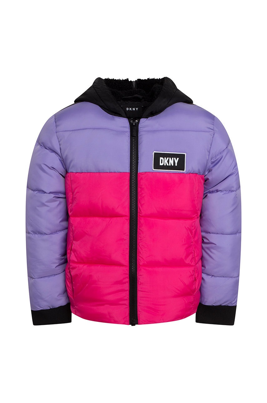 

Дитяча куртка Dkny колір рожевий