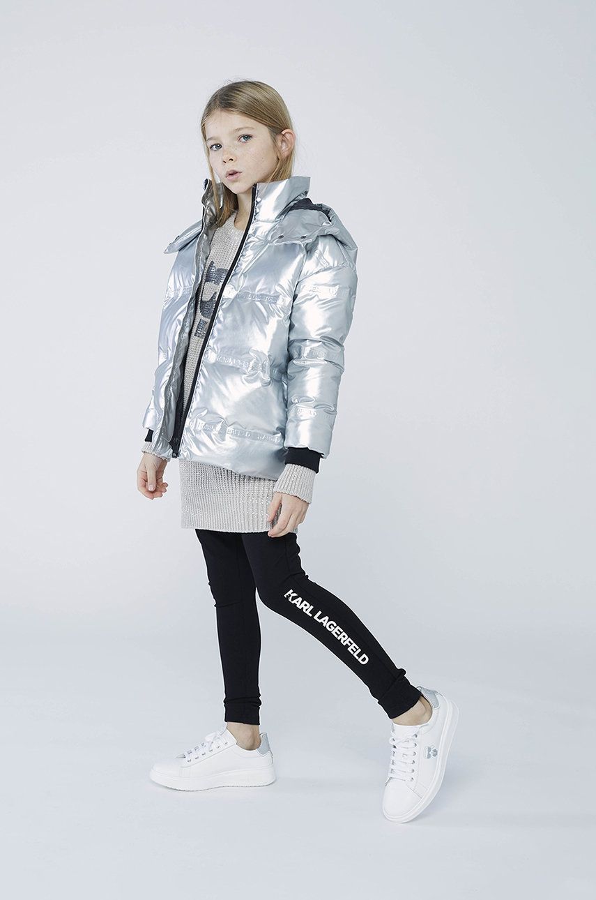 Karl Lagerfeld geaca copii culoarea gri answear.ro imagine promotii 2022
