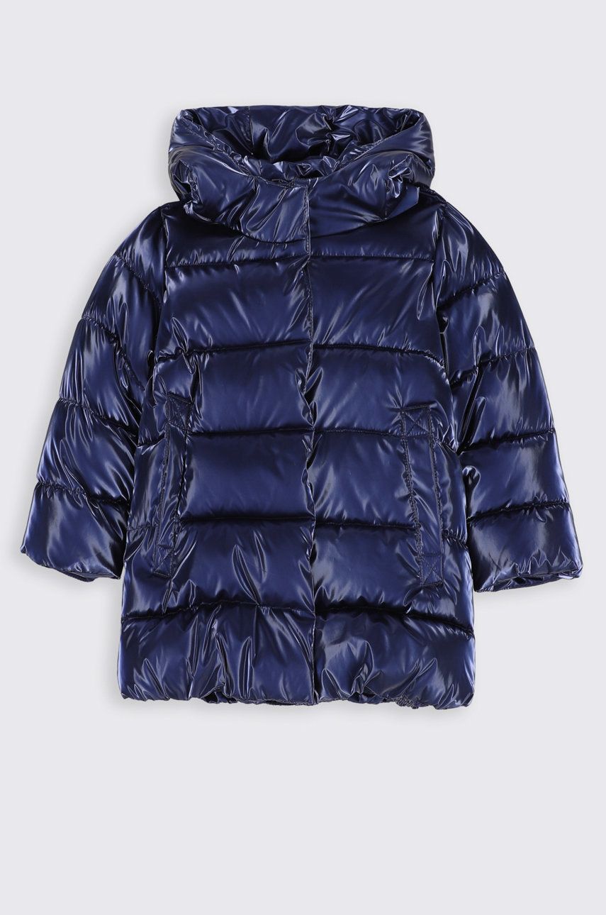 Dětská bunda Coccodrillo tmavomodrá barva - námořnická modř -  100 % Polyester