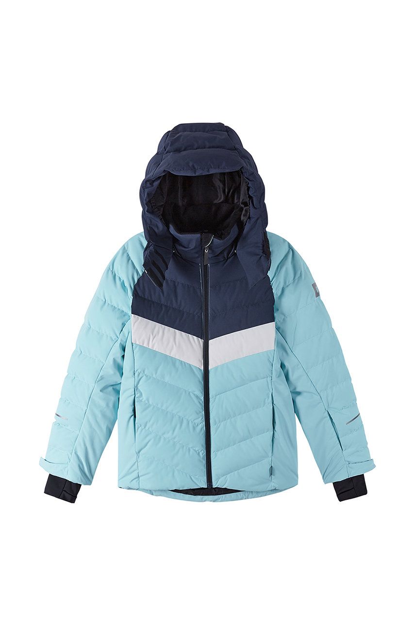 Dětská bunda Reima tyrkysová barva - tyrkysová -  Hlavní materiál: 100% Polyester Podšívka