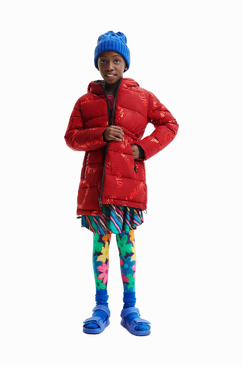 Desigual geaca copii culoarea rosu
