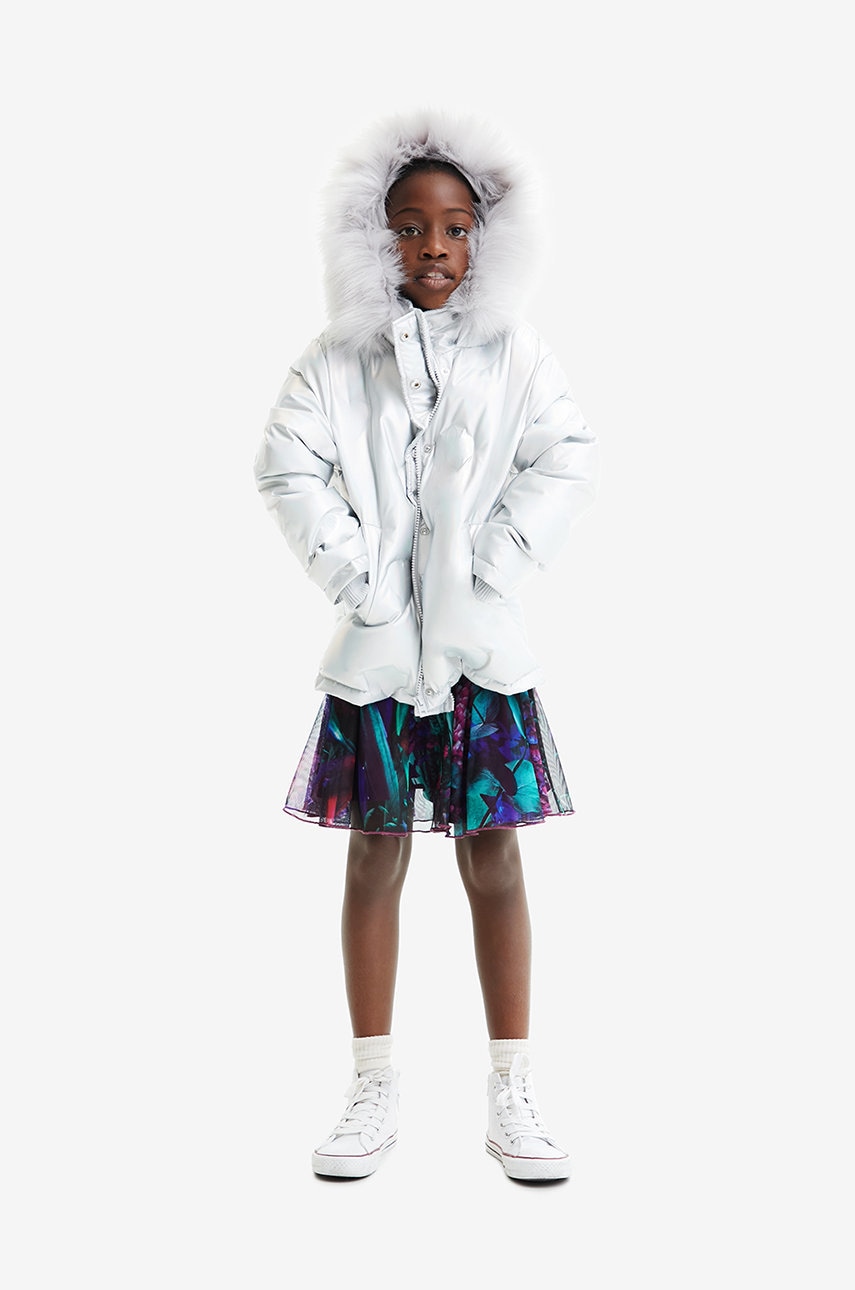 Детская куртка Desigual цвет белый Детская куртка Desigual цвет белый