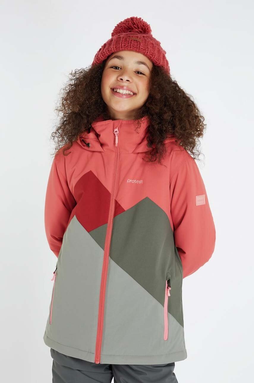 Protest geaca copii culoarea portocaliu