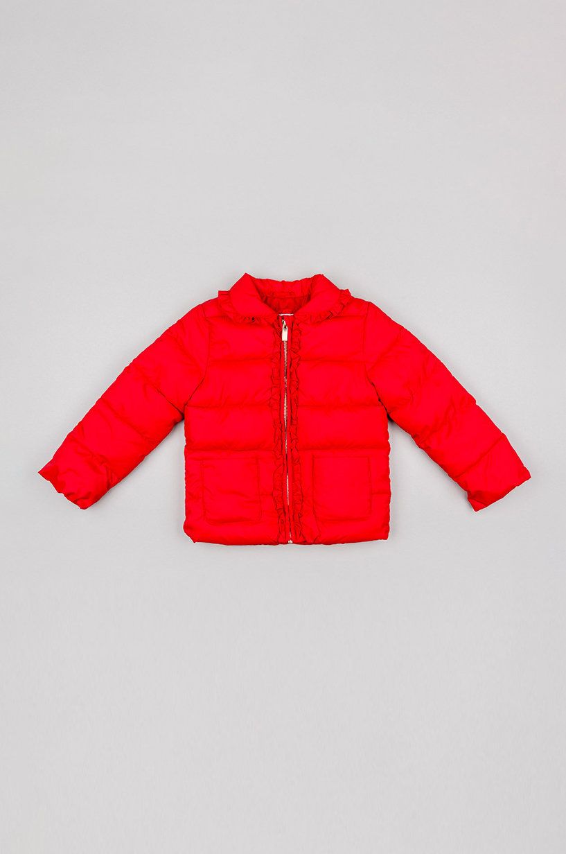 Dětská bunda zippy červená barva - červená -  100% Polyester