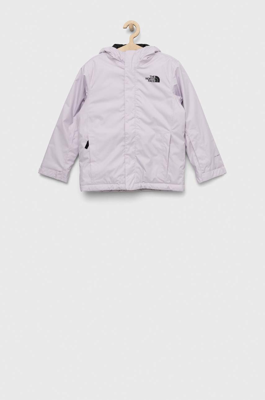 Детская куртка The North Face TEEN SNOWQUEST JACKET цвет розовый Детская куртка The North Face TEEN SNOWQUEST JACKET цвет розовый