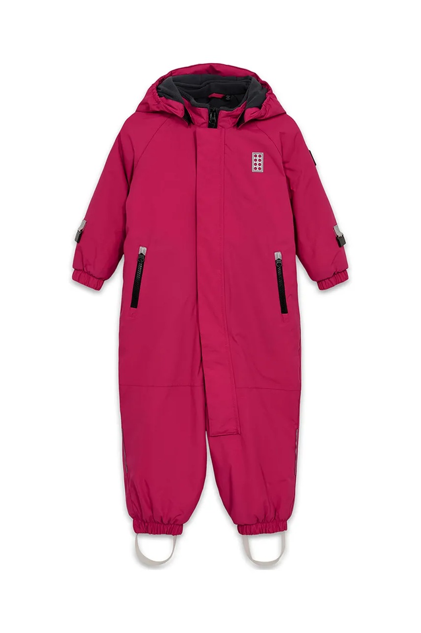 Дитячий зимовий комбінезон Lego Wear колір рожевий