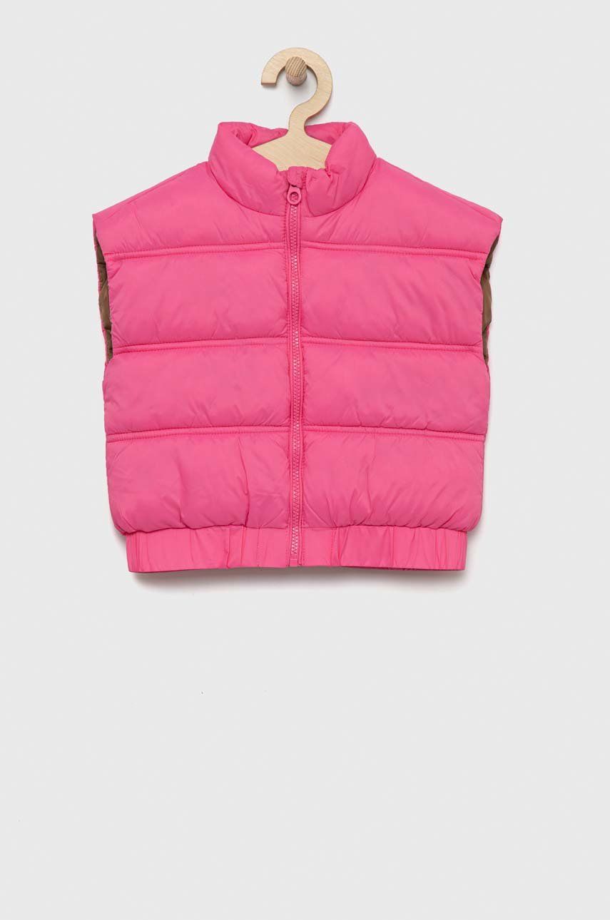 Dětská vesta Kids Only růžová barva - růžová -  Hlavní materiál: 100% Nylon Podšívka: 100%