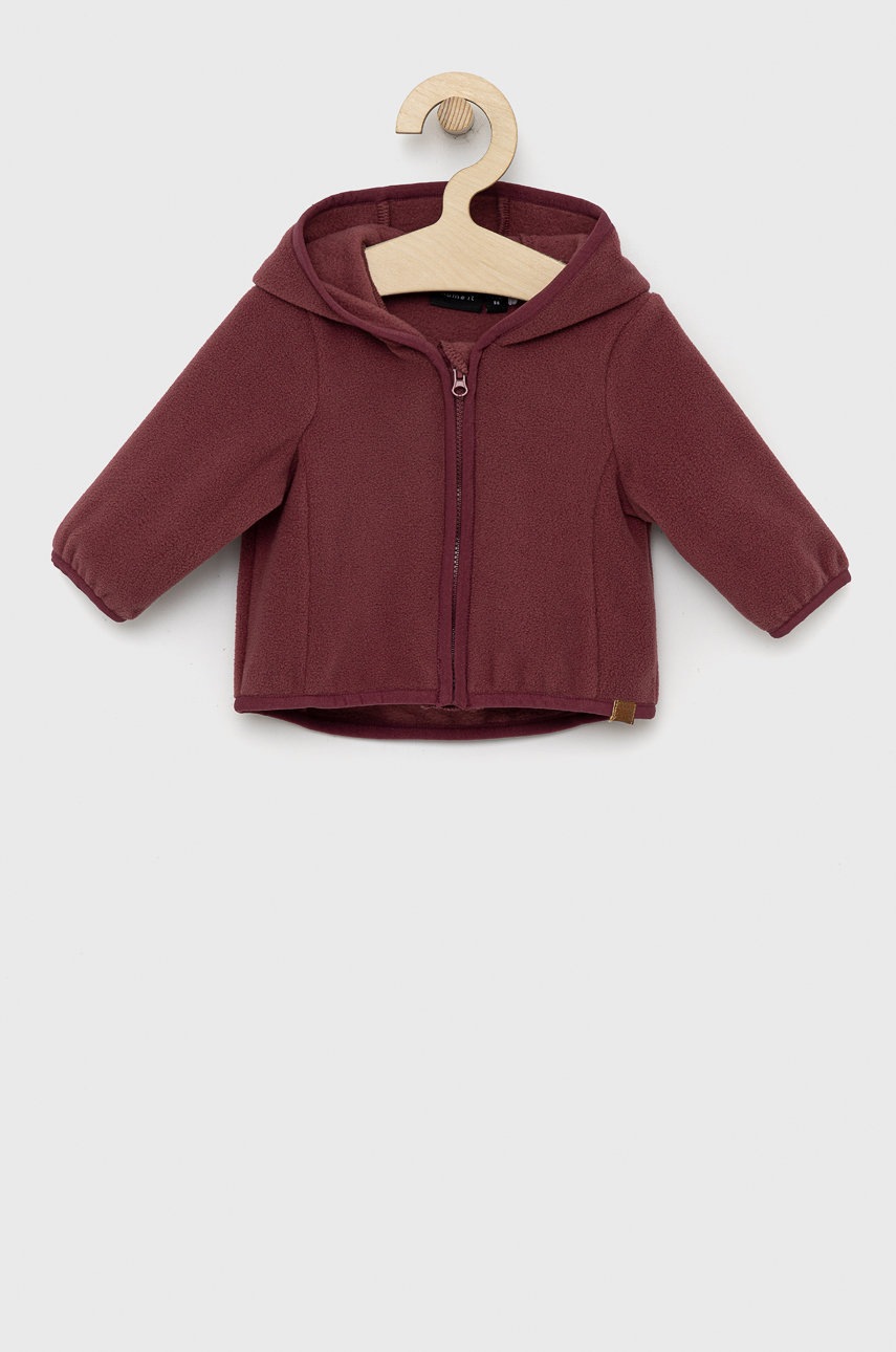 Кофта для младенцев Name it цвет фиолетовый Кофта для младенцев Name it цвет фиолетовый