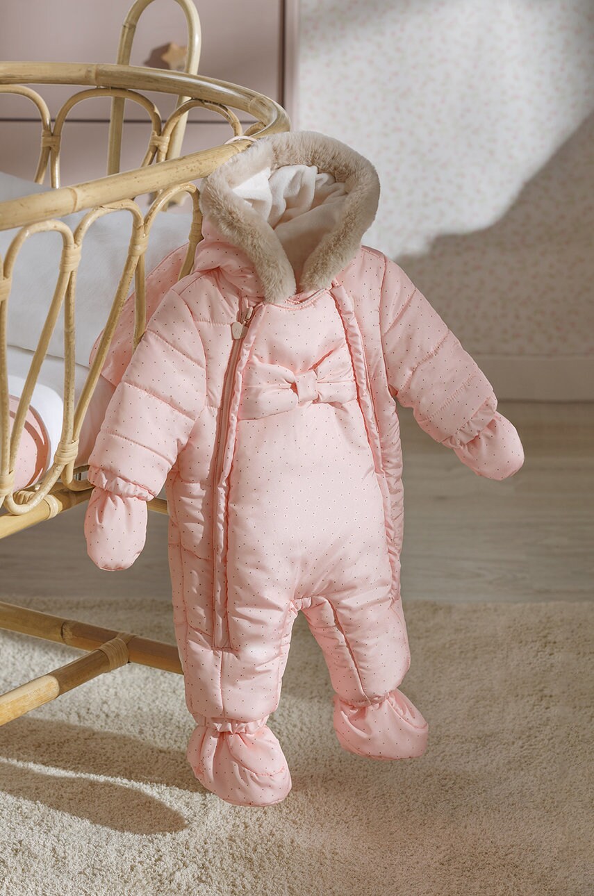 

Бебешки гащеризон Mayoral Newborn в розово, Розов