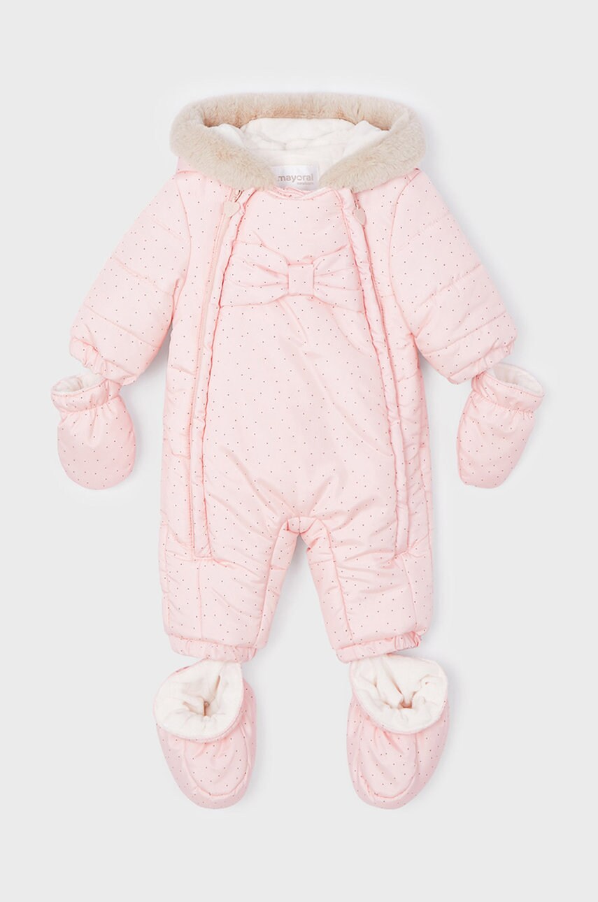 

Комбінезон для немовлят Mayoral Newborn колір рожевий