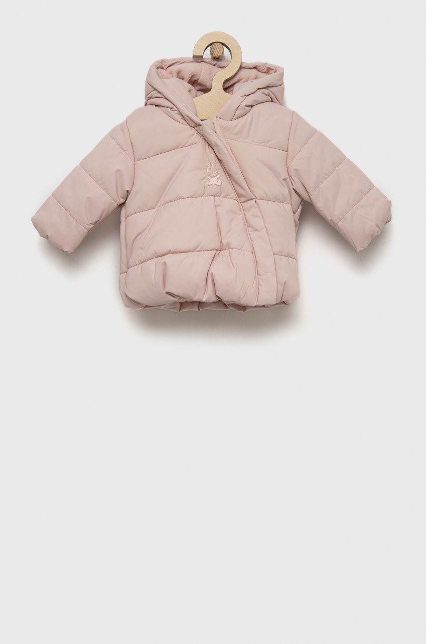 

Дитяча куртка United Colors of Benetton колір рожевий