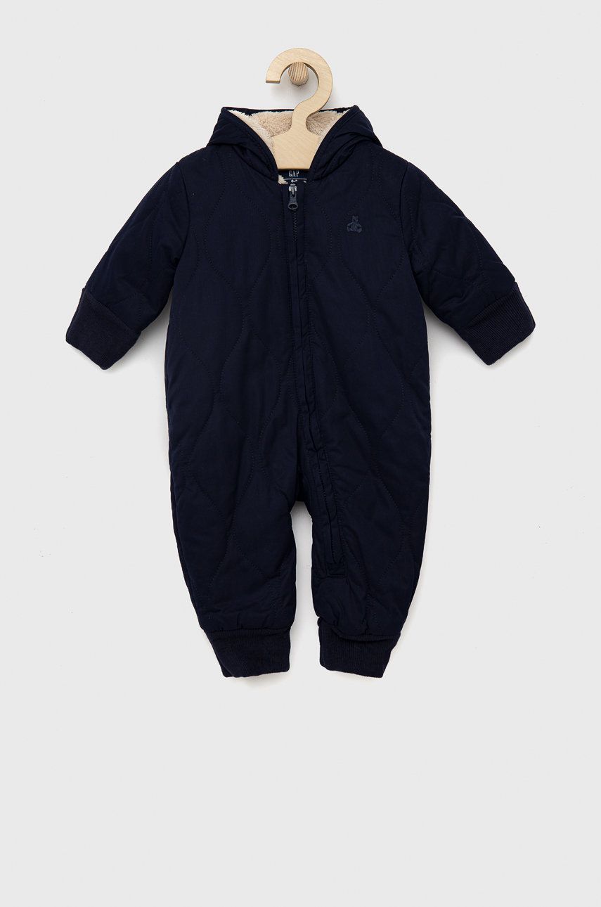 GAP combinezon bebe culoarea albastru marin